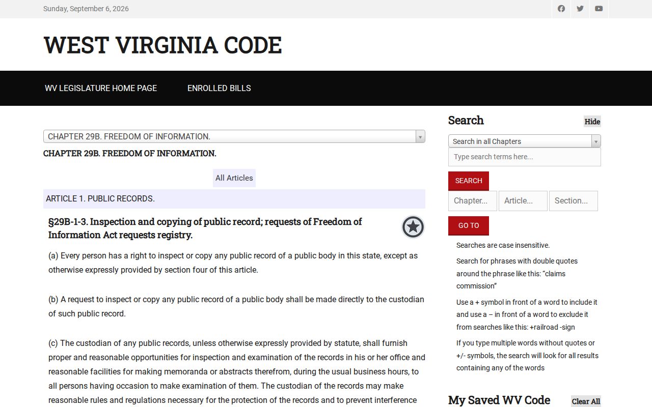 Mineral County court record FOIA request law